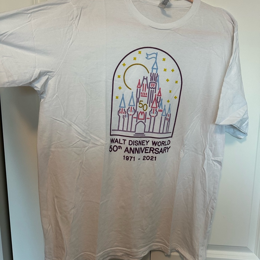 Disney White 50th Anniversary Tee